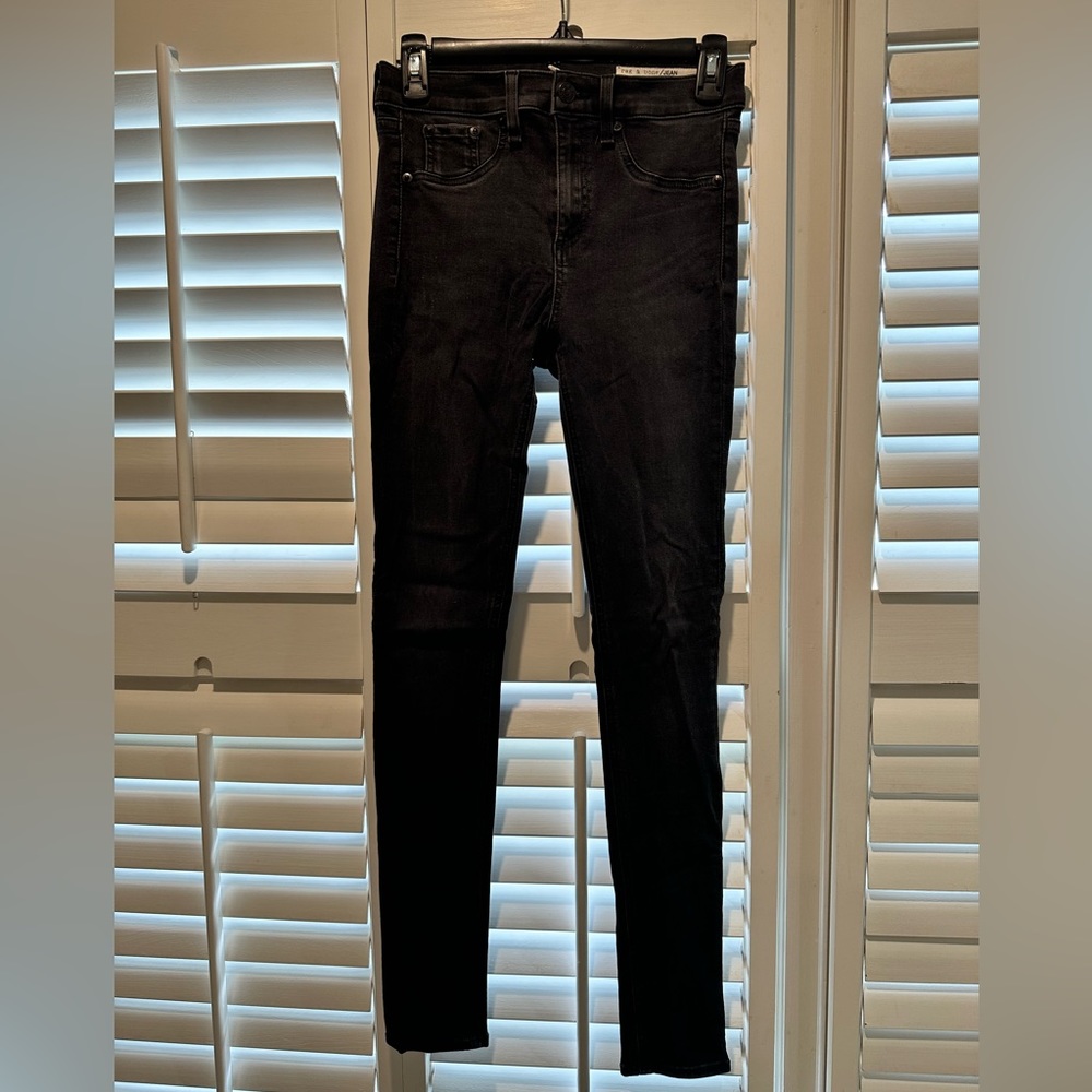 Rag & Bone Black Skinny Jeans